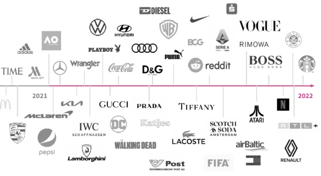 Global brands enter the world of Web3